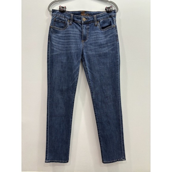Kut From the Kloth Jeans Womens Size 4 Blue Skinny Dark Wash Stretch Denim Pants - Picture 3 of 12